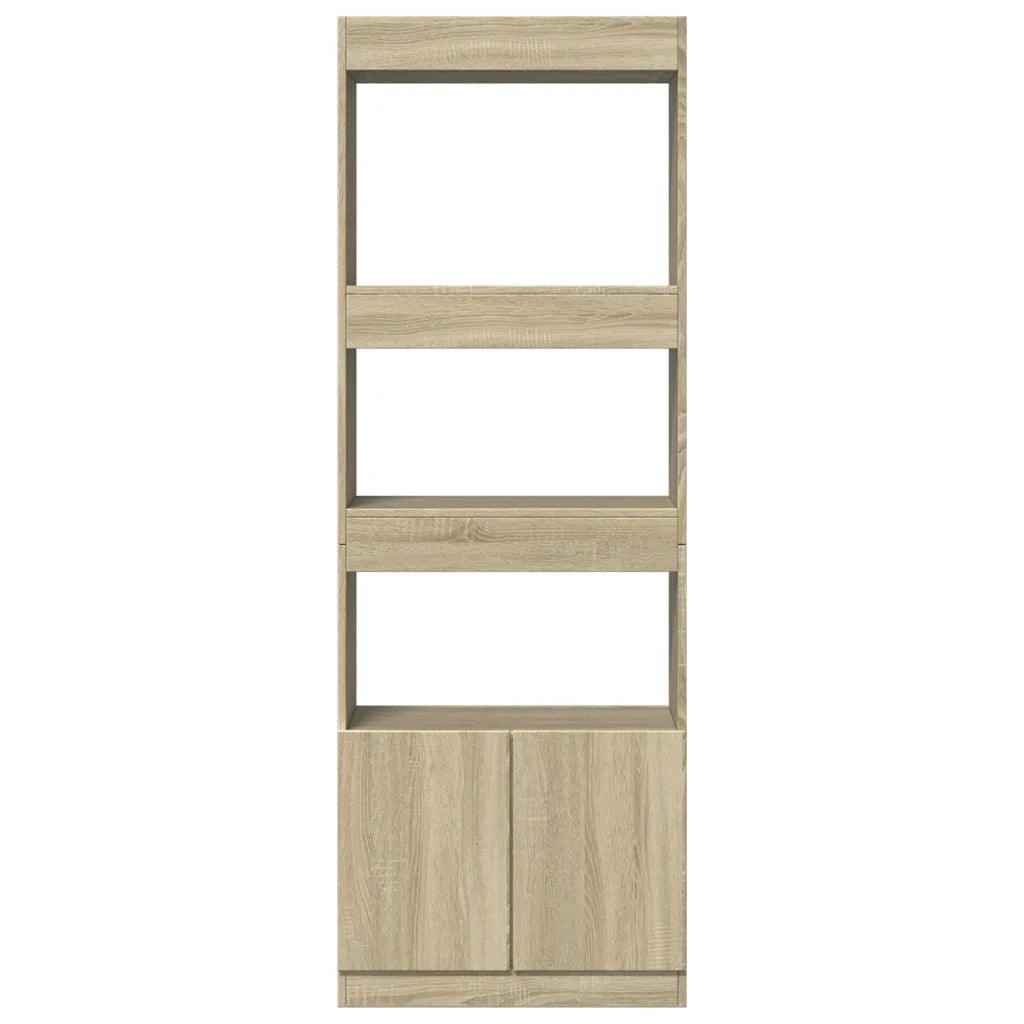 Credenza Rovere Sonoma 63x33x180 cm in Truciolato 3309602