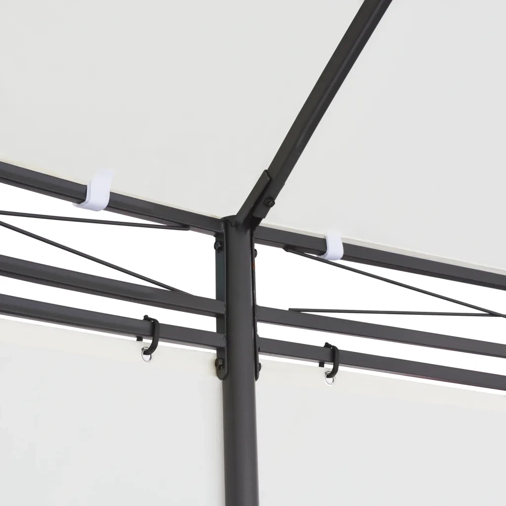 Gazebo Bianco Crema 530x350x265 cm cod mxl 66816