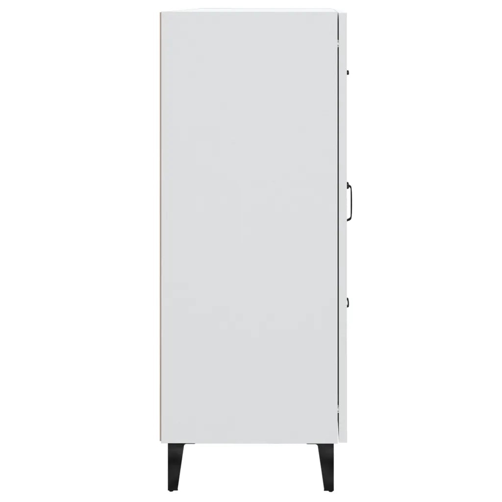 Credenza-Buffet-Armadio da cucina Bianca 69,5x34x90 cm in Legno Multistrato 439202