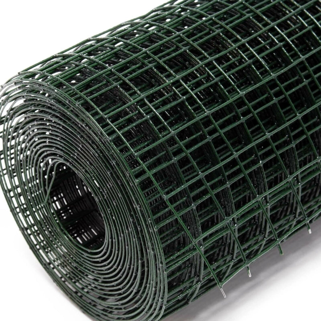 Rete antiuccelli a quattro angoli con maglia 25 x 2,5 mm 100 cm x 25 m verde 16_0001287