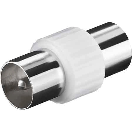 ADATTATORE COASSIALE TV SPINA/SPINA Ø 9,5 mm - 20 pezzi