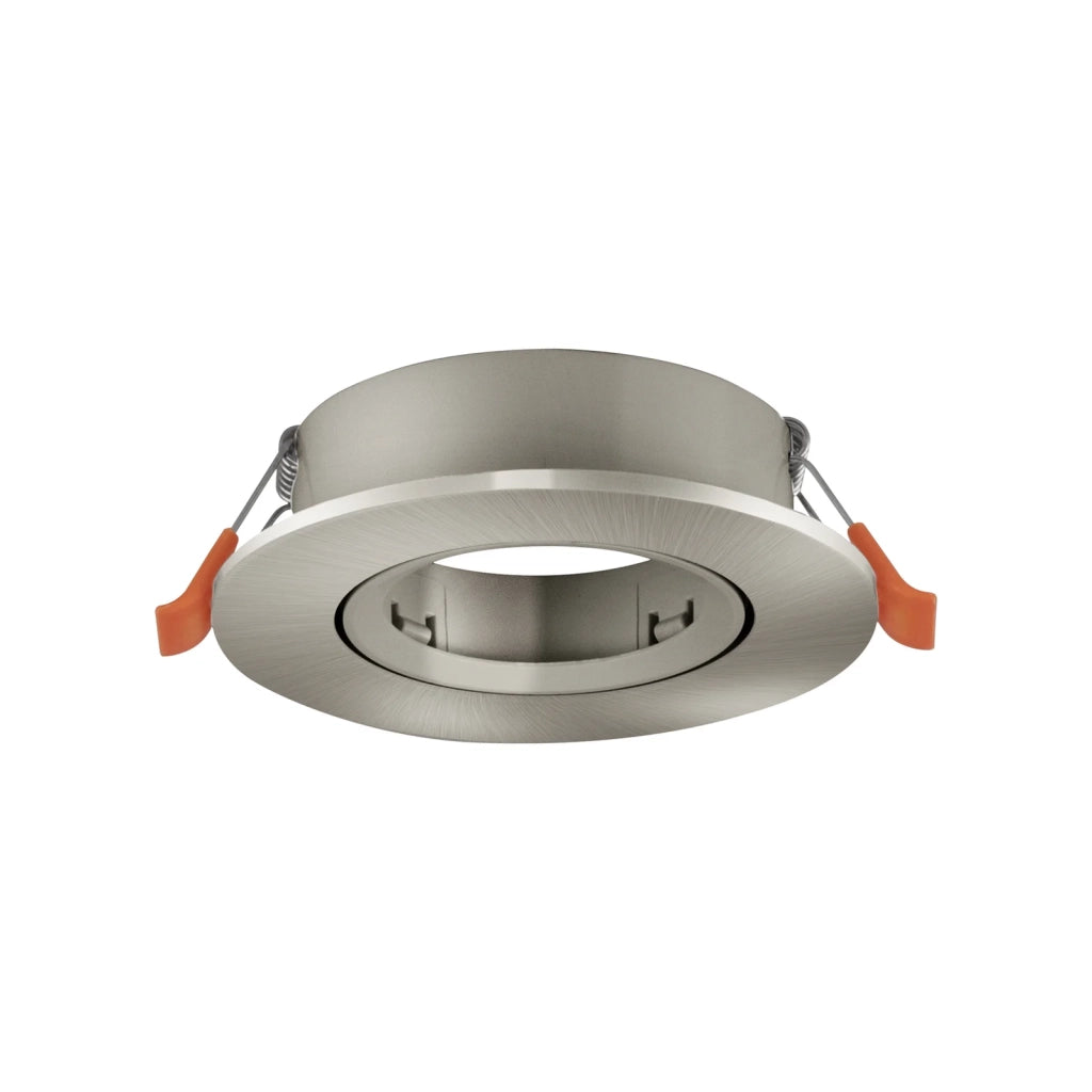 Faretto Incasso Moderno Barranco Gu10 Plastiche Grige 1 Luce Gu10 Ip20