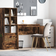 Scrivania Rovere affumicato Legno ingegnerizzato Compatta