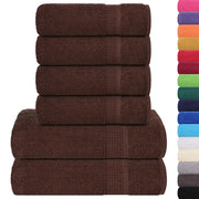 Set di asciugamani 6 pezzi FROGN Marrone 360 g/m² 137082
