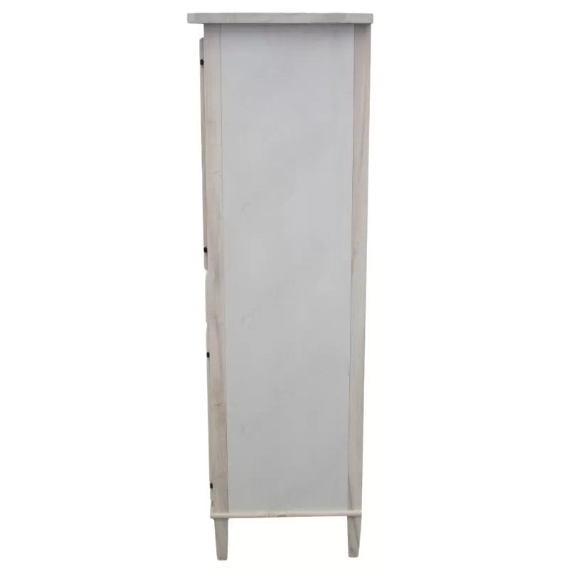 Vetrina 2 porte 1 cassetto legno grezzo 54x45x150 (738) - Mobili 2G
