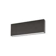 Applique da Parete GES2214 in Alluminio Grigio Antracite 2x10W IP65 Biemissione con Temperatura Luce Selezionabile 3000K/4000K/5000K - Gea Luce