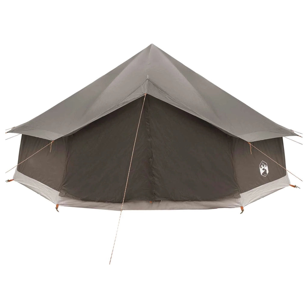 Tenda Tipi con tetto Marrone Grigio 600 x 600 x 350 cm 42029031
