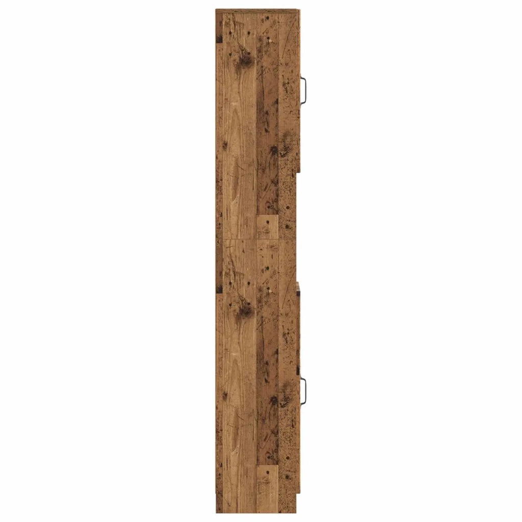 Armadio da Bagno con Ripiano Aperto UTRECHT Legno antico 897703