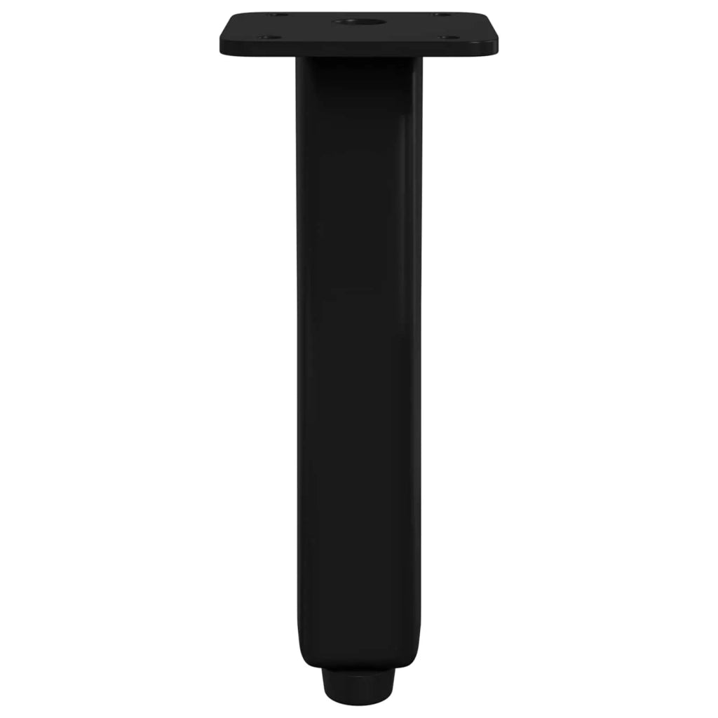 Piedi in piedi 2 pcs Nero 40 x 40 x 100 mm Ferro