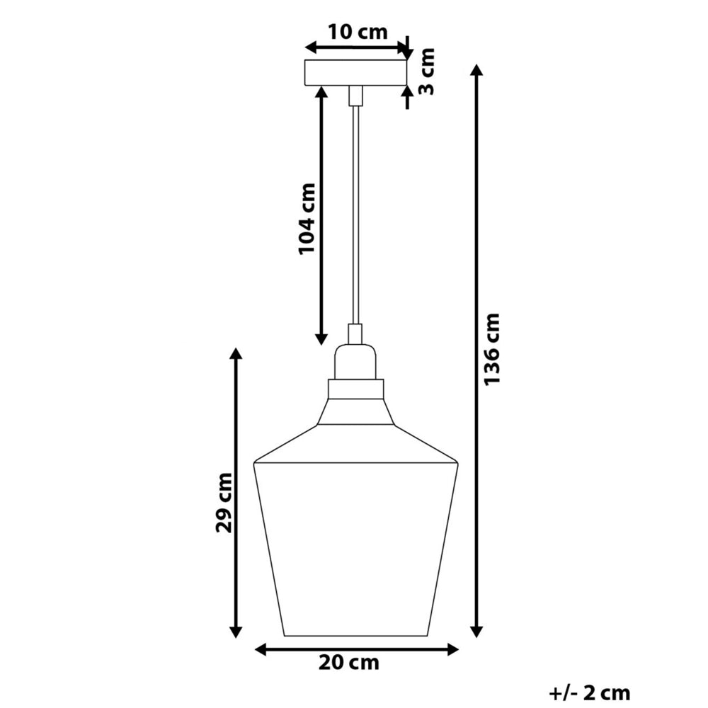 Lampada a Sospensione lampadario Industriale Moderna in Vetro Colorato dorato