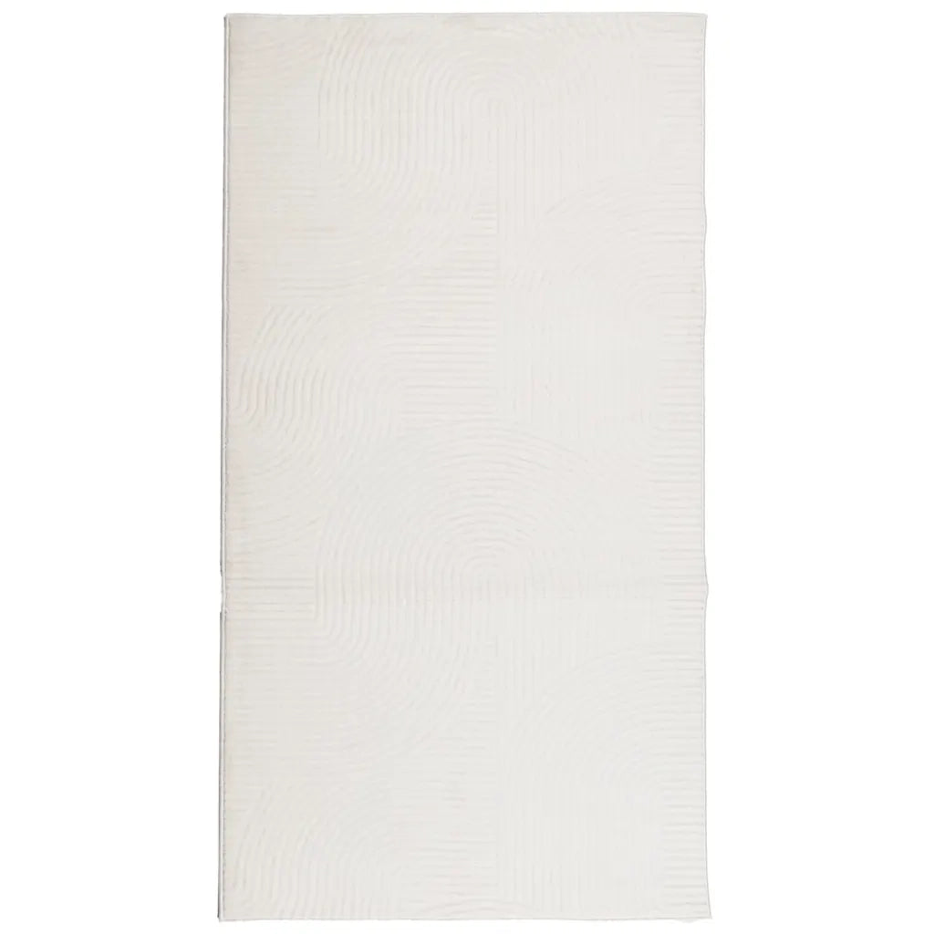 Tappeto del soggiorno | Tappeto IZA a Pelo Corto Aspetto Scandinavo Crema 80x150 cm