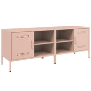 Mobili TV 2pz | Armadietto TV | Mobile Porta TV Rosa 68x39x50,5 cm in Acciaio