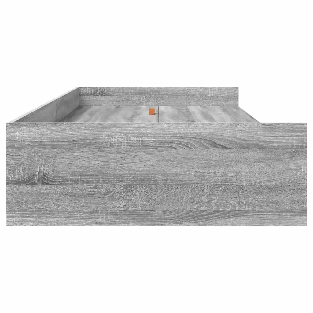 Struttura del letto con testiera Grigio Sonoma 98.5 x 200 cm 3335226