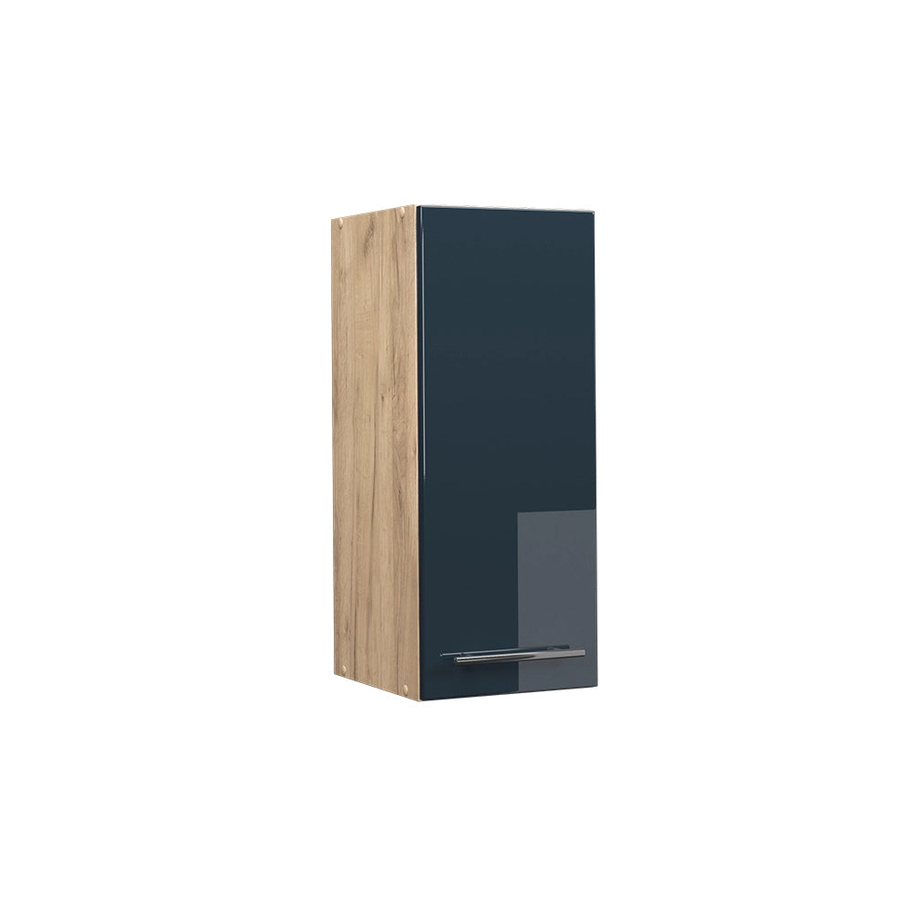 Vicco Armadi da cucina Blu scuro lucido 30 cm