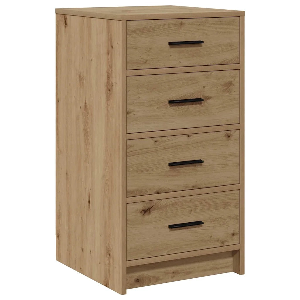 Tavolo da Trucco con cassetto 3 pcs Marrone Legno multistrato