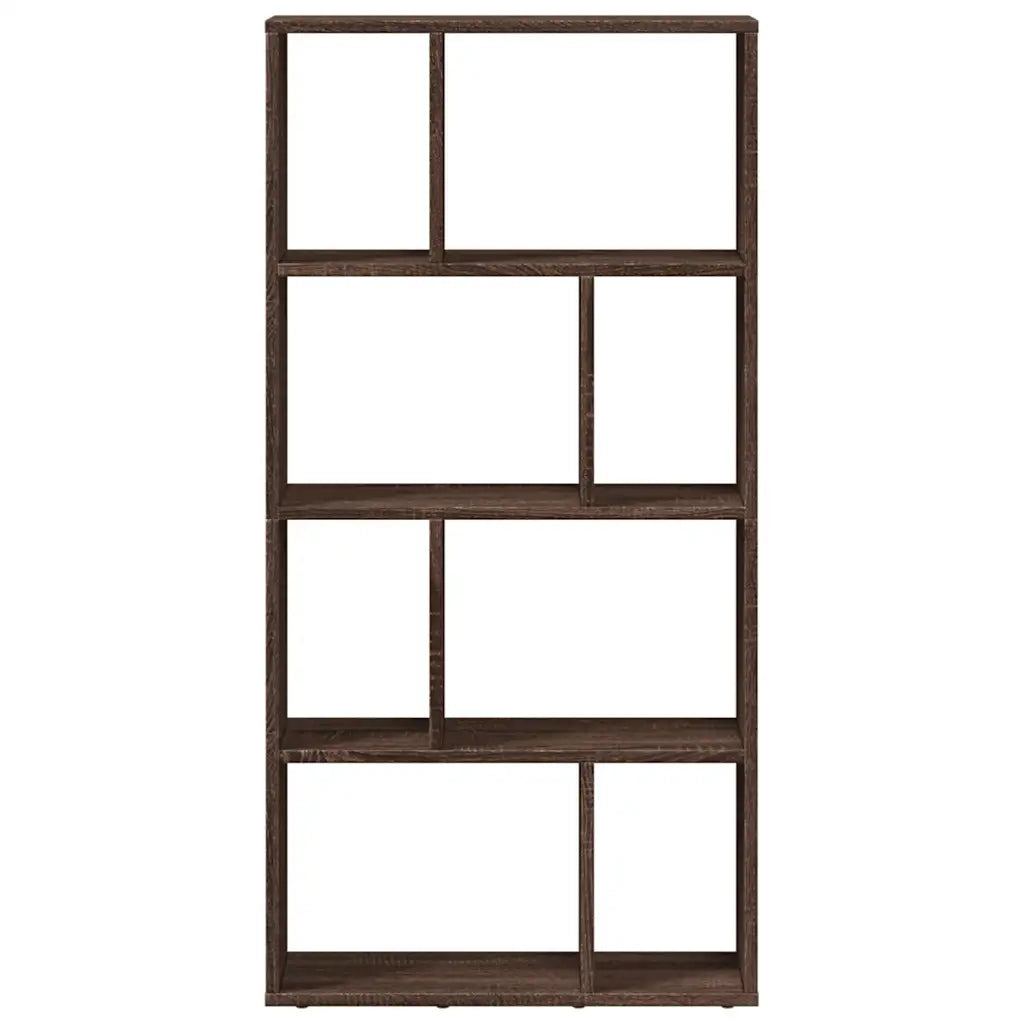 Libreria-Scaffale per Libri-Mobile di Stoccaggio Rovere Marrone 60x20x120 cm in Truciolato