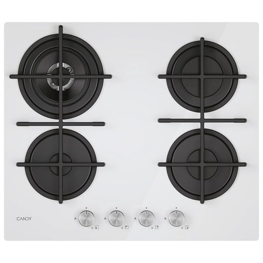 Candy Moderna CVG6BR4WTW Bianco Da incasso 60 cm Gas 4 Fornello(i)