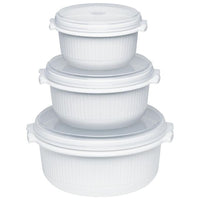 EMSA 459061200 recipiente per cibo Bianco 3 pz