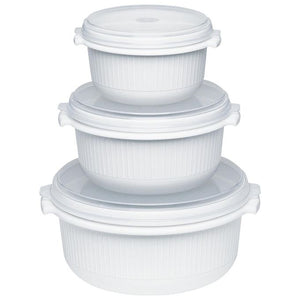 EMSA 459061200 recipiente per cibo Bianco 3 pz
