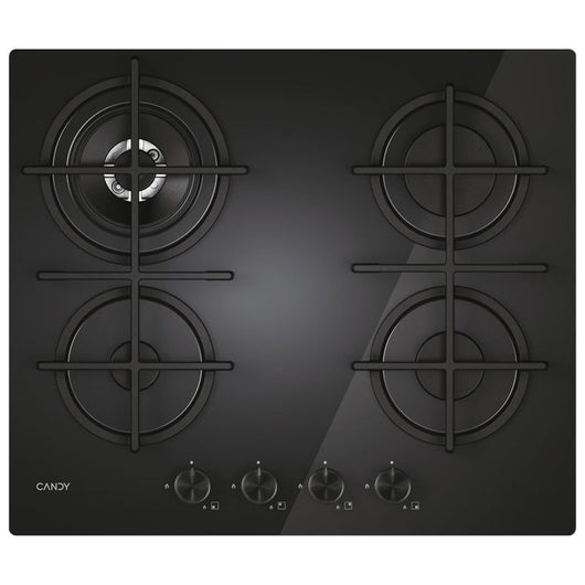 Candy Moderna CVG6BR4WTB Nero Da incasso 60 cm Gas 4 Fornello(i)