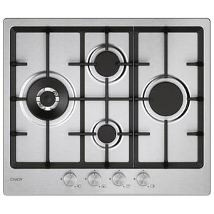 Candy Moderna CHG6D4WTX Acciaio inox Da incasso 59.5 cm Gas 4 Fornello(i)