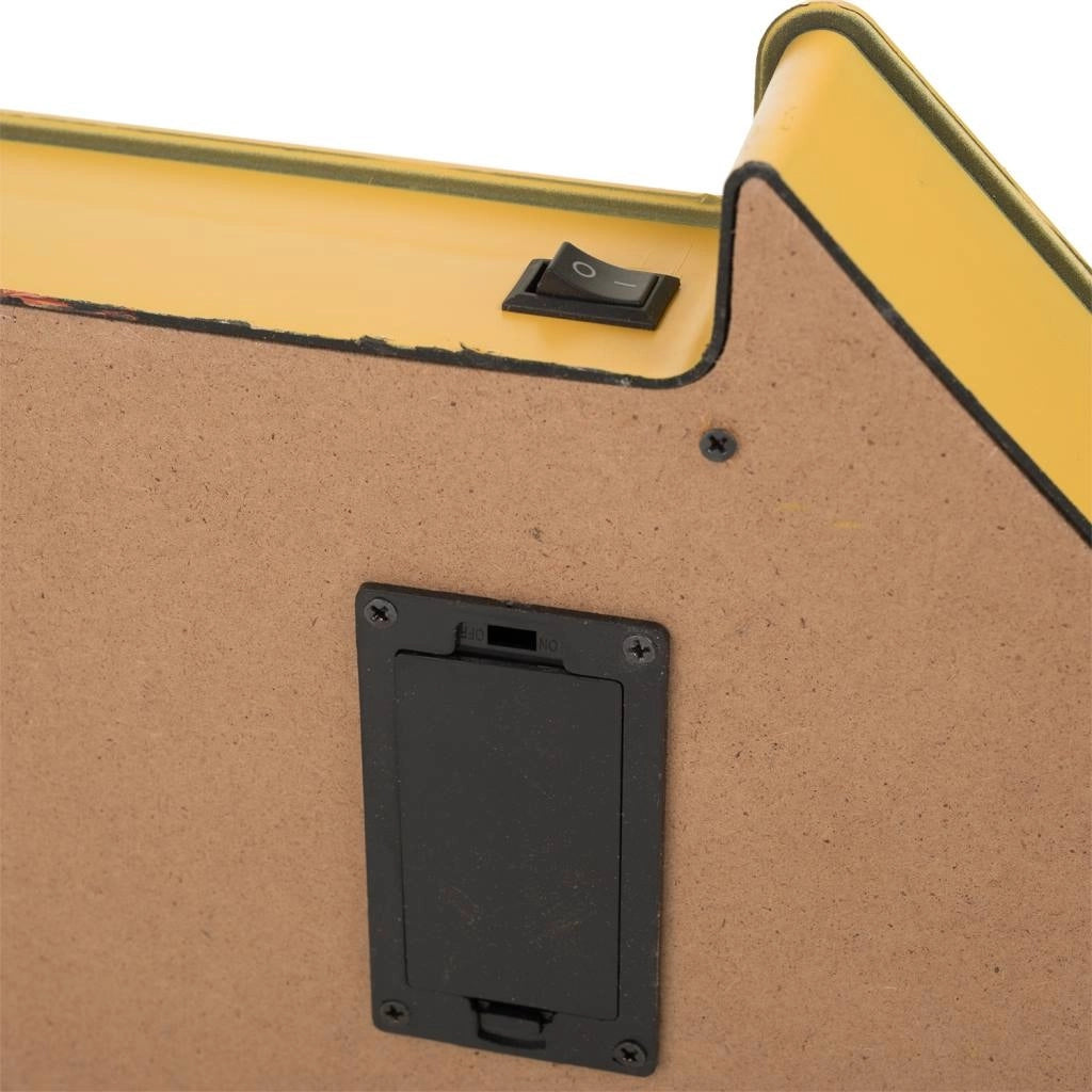 Placca da muro luminosa in plastica blu 65x27,5x10,5h