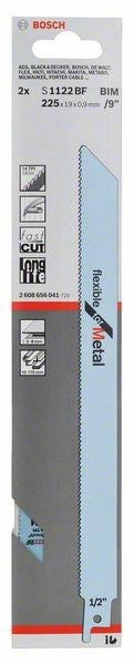 2608656041 - Set 2 lame per sega universale S 1122 BF Flexible for Metal