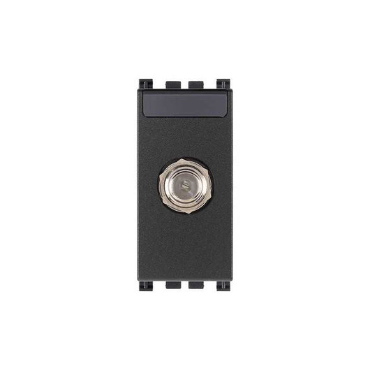 19318 Presa Coassiale Tipo F Femmina Grigio Arkè