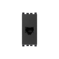 19320 Presa Rj11 6/4 Grigio Arkè