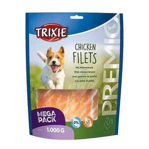 Trixie premio per cani, 1000 g filetti di pollo