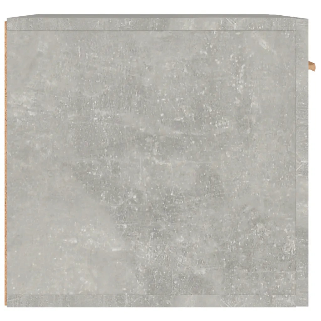 Mobile a Parete Grigio Cemento 60x36,5x35 cm Legno Multistrato 812910