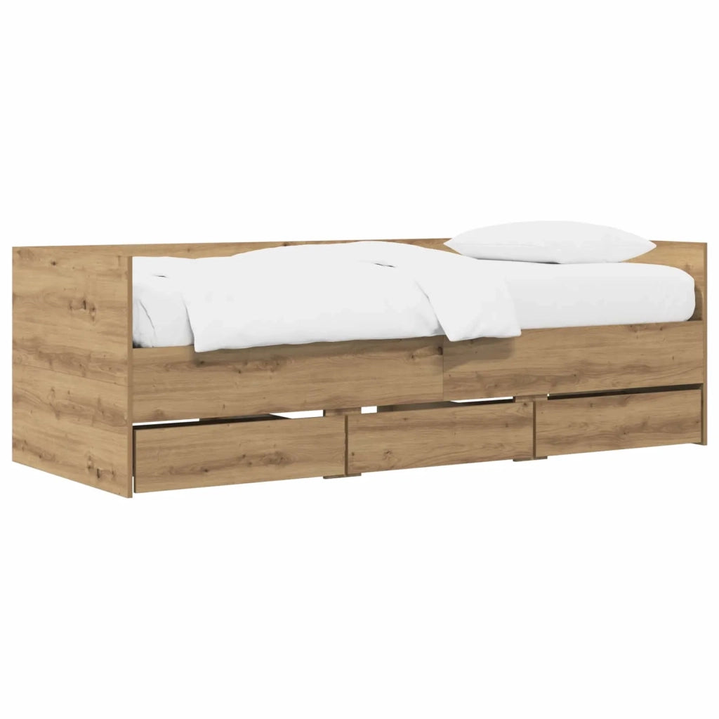Telaio del letto con storage Rovere Artigianale 80 x 200 cm 3429636