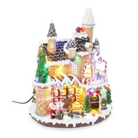 Villaggio natalizio Cadwell marzapane con LED