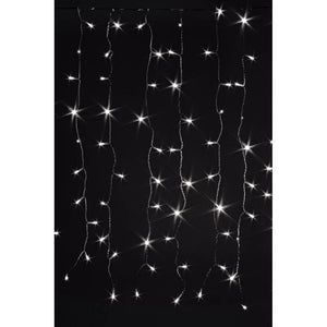 Tenda Luminosa 400 Luci Bianche 5mm Dimensioni 4x1m IP44 (6 Pezzi)