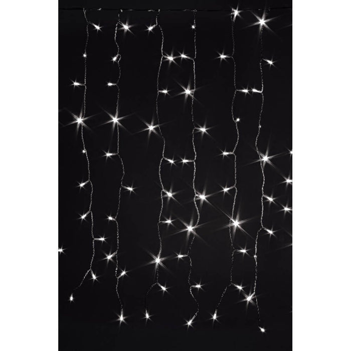 Tenda Luminosa 400 Luci Bianche 5mm Dimensioni 4x1m IP44 (6 Pezzi)