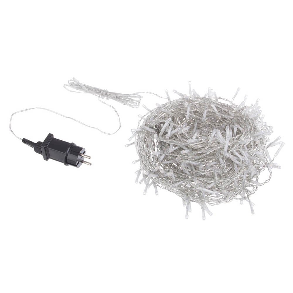 Tenda Luminosa 400 Luci Bianche 5mm Dimensioni 4x1m IP44 (6 Pezzi)