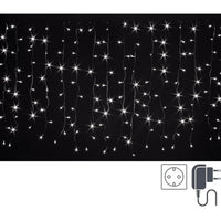 Tenda Luminosa 400 Luci Bianche 5mm Dimensioni 2x2m IP44 (6 Pezzi)