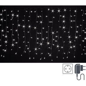 Tenda Luminosa 400 Luci Bianche 5mm Dimensioni 2x2m IP44 (6 Pezzi)