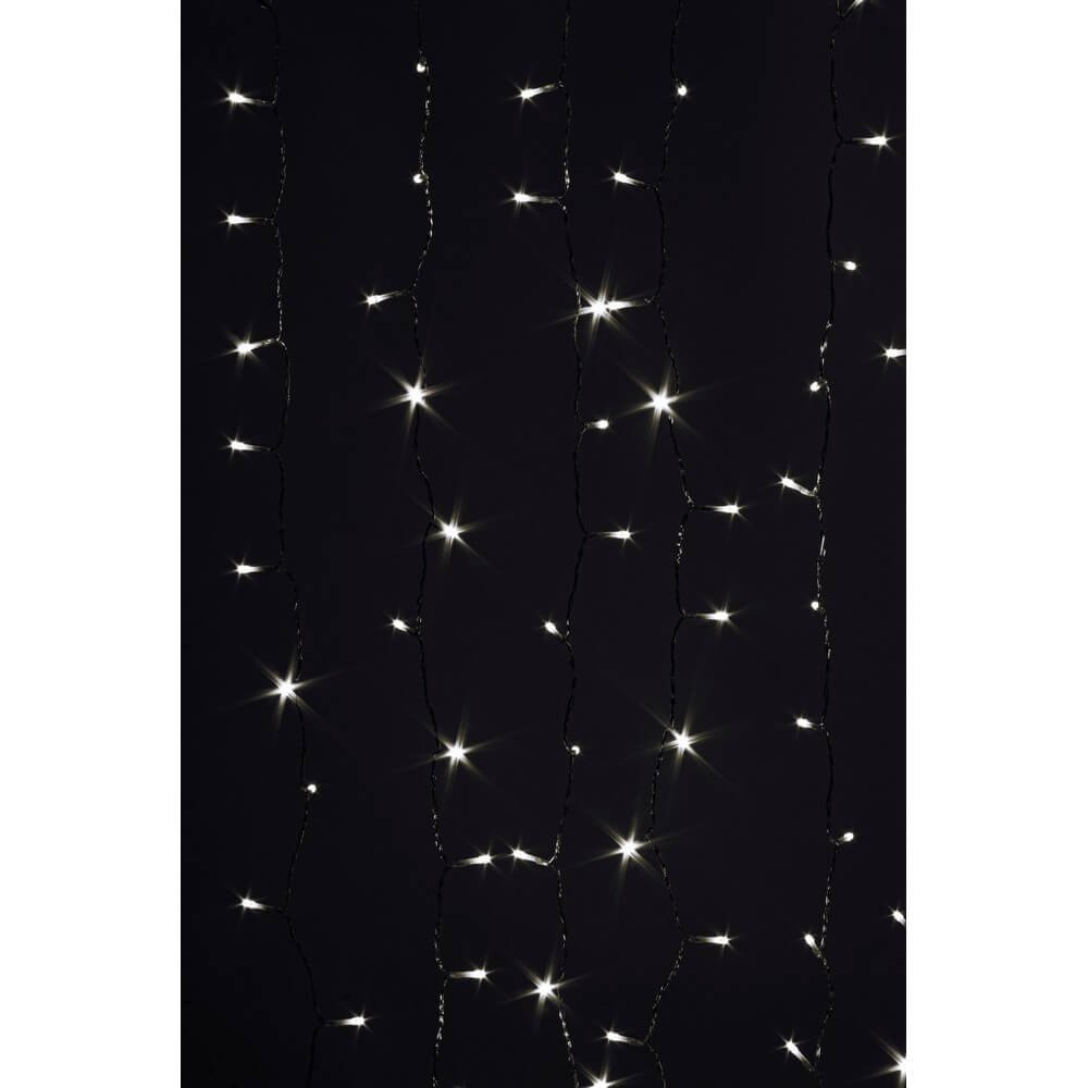 Tenda Luminosa 400 Luci Bianche 5mm Dimensioni 2x2m IP44 (6 Pezzi)