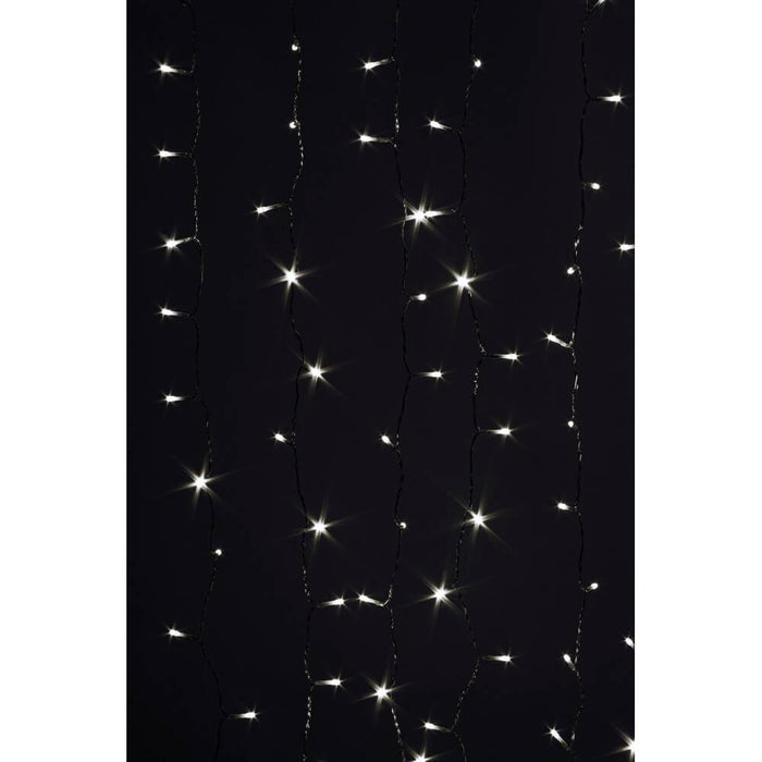 Tenda Luminosa 400 Luci Bianche 5mm Dimensioni 2x2m IP44 (6 Pezzi)