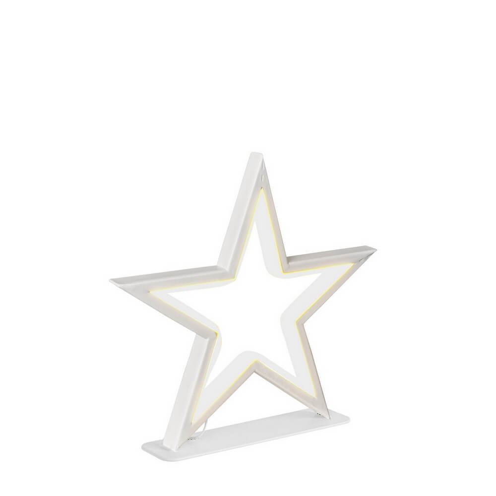 Stella bianca 120 LED classic con base small