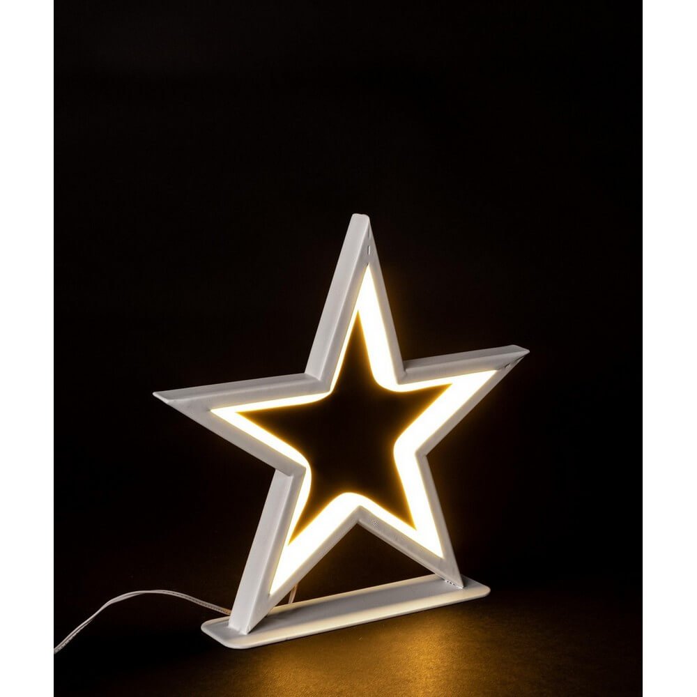 Stella bianca 120 LED classic con base small