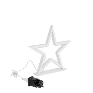 Stella bianca 120 LED classic con base small