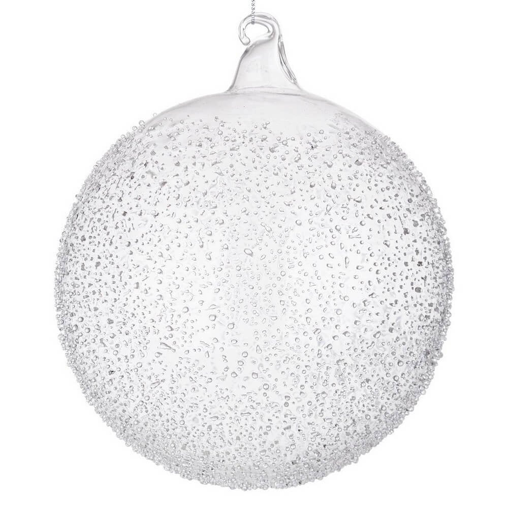 Sfera vetro Saturno verde D150