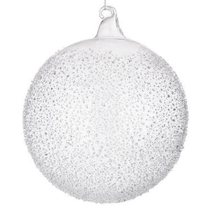 Sfera vetro Saturno verde D150