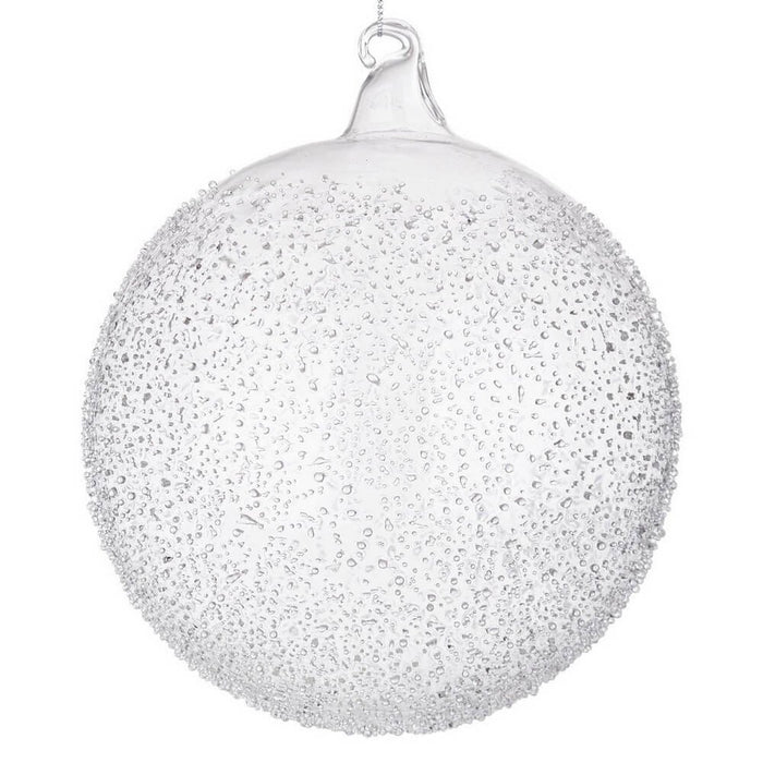 Sfera vetro Saturno verde D150