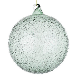 Sfera vetro Saturno grigio D150