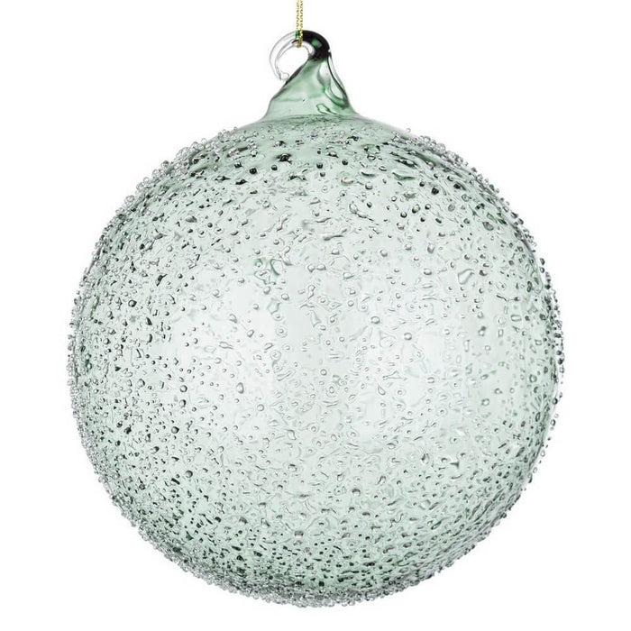 Sfera vetro Saturno grigio D150