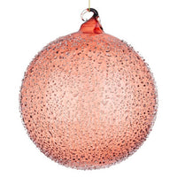 Sfera vetro Elegance rosa-bianco D150