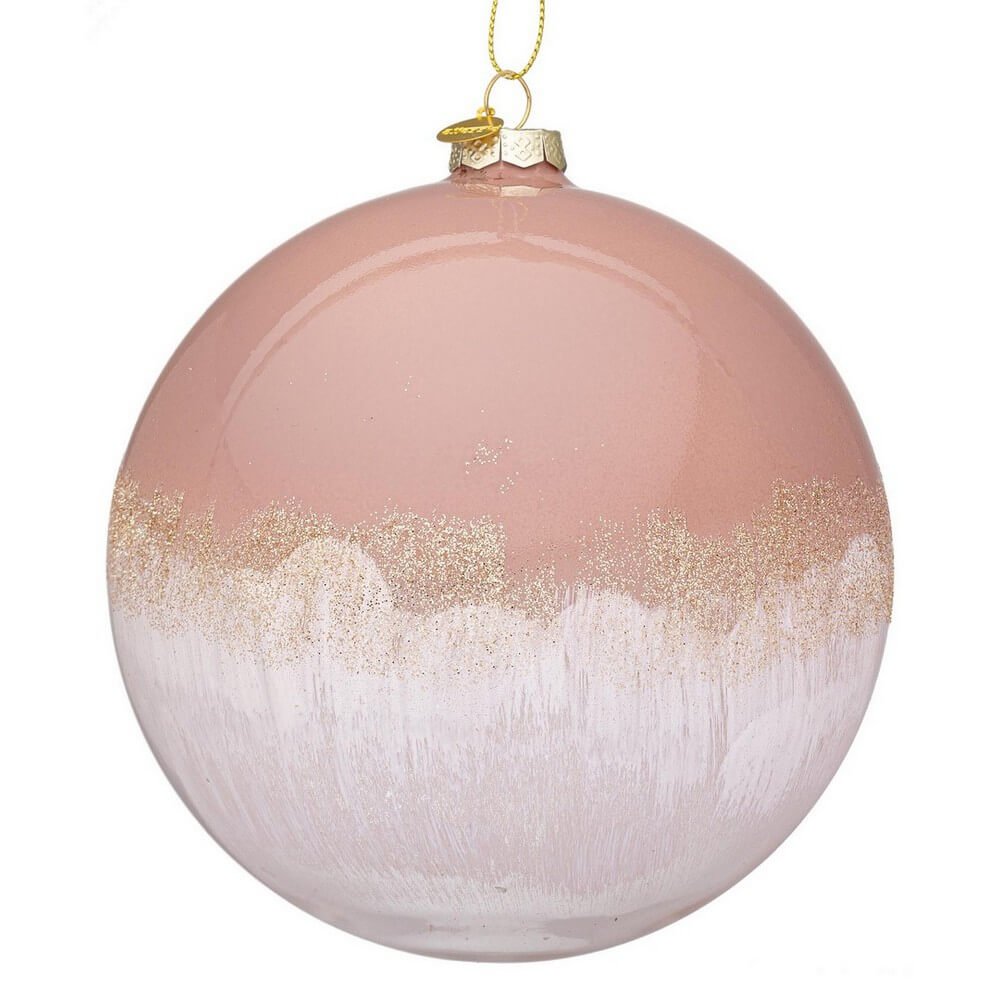 Sfera vetro Elegance grigio-bianco D150